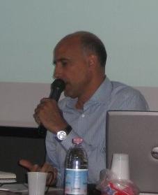 Paolo Franzese durante l'intervento