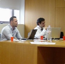 Emanuele Quintarelli e Giovanni Varano durante l'incontro ISKO Italia-UniMIB / foto di Antonella Pastore