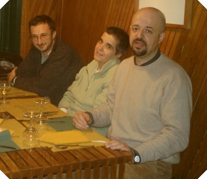 Claudio Gnoli, Giulia Visintin e Riccardo Ridi a Venezia il 19 ottobre 2004